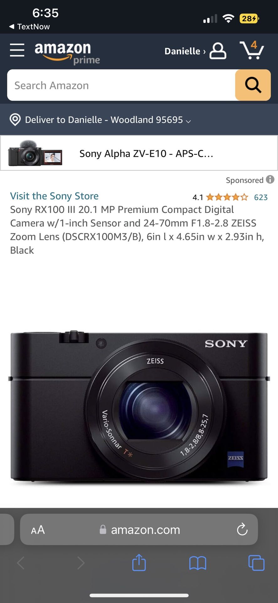 Sony RX 100 III 20.1 MP Digital Camera 