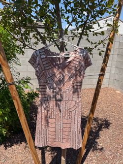 Pink Sequin Beaded Cocktail Dress