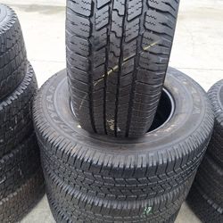 Used FOUR TIRES LT265/70R18 $400 Goodyear