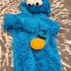 Sesame Street COOKIE MONSTER Costume Size Small (4-6)