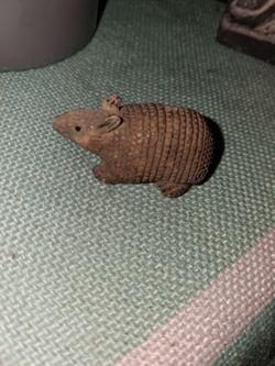 Vintage armadillo fetish one inch long stone