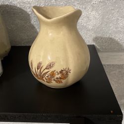 Vintage Tan Vase 