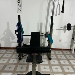 2 Bench Press Machine With Pulldow