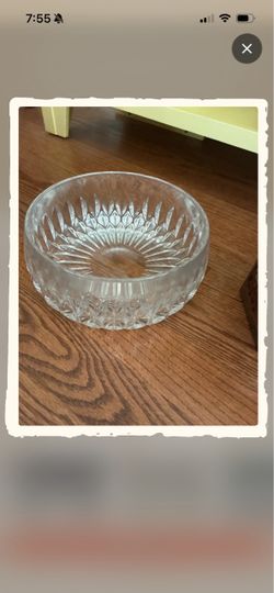 Vintage Gorham Full Lead Crystal Althea Pattern Bowl
