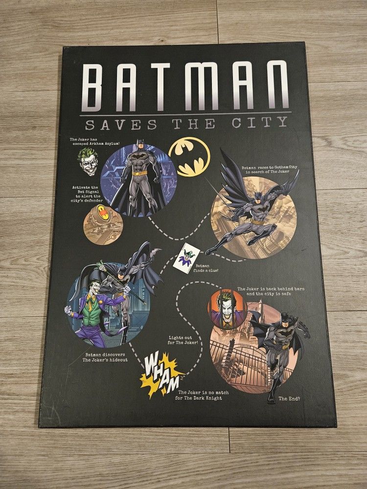 DC Batman Wooden Poster