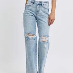 Judy Blue ALEX 90'S FIT HIGH WAIST STRAIGHT JEAN
