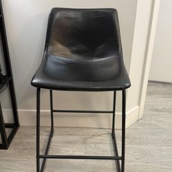 Black Bar Stools – Set of 4 (Bundle Only)