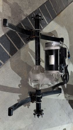 Golf Cart Rear Axel w/ 48V Motor OBO
