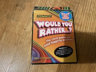 Would You Rather Card Game
