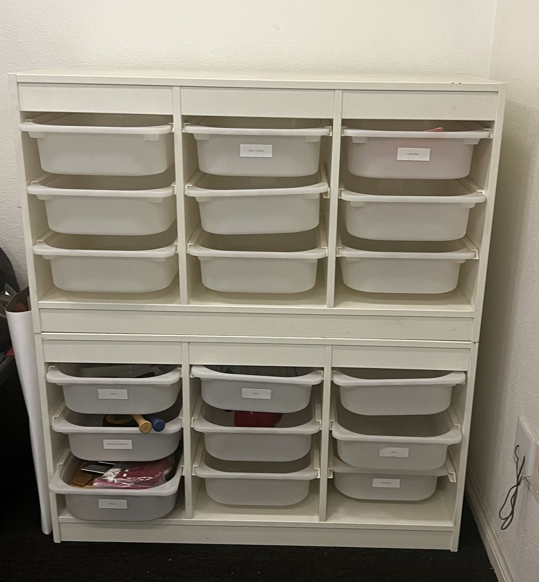 White Drawer Storage