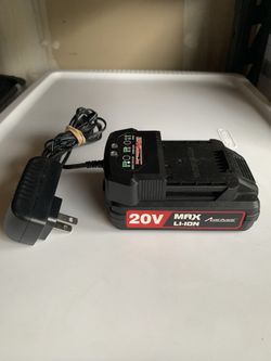 AVID POWER 20V MAX 2.0 Ah Lithium Ion Rechargeable Battery, Only Fit for Specified Cordless Tools, Bundle with 20V Battery Charger