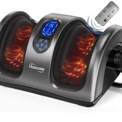 Shiatsu Foot Massager with Heat: FSA HSA Eligible Foot Massager for Plantar Fasciitis, Neuropathy, Circulation and Pain Relief, Massage Feet/Leg/Calf/