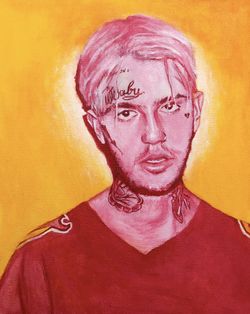 22x28 Lil Peep Poster of my Painting