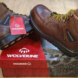 Wolverine Work Boots Size 9/9.5/10/10.5/11 And 12 For Men