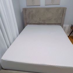 Queen Bed frame & Mattress