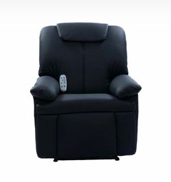 Black Massage Recliner Chair