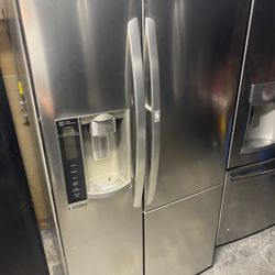 Lg Show Case Side By Side Stainless Steel Refrigerator