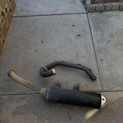 Raptor 700r 2022 Stock Exhaust 