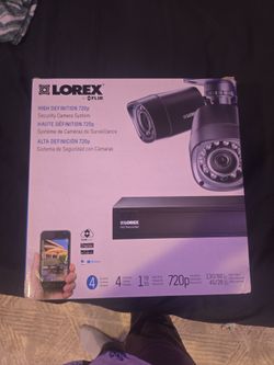 Lorex 4 camera and 1tb hd recorder
