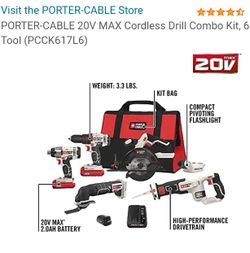 Porter Cable 20v Max Drills