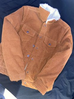 Girls Corduroy Fleece Jacket  