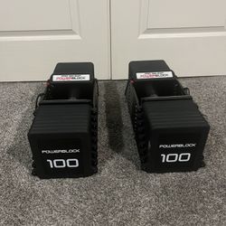 New Powerblock Pro 100 EXP Adjustable Dumbbells 