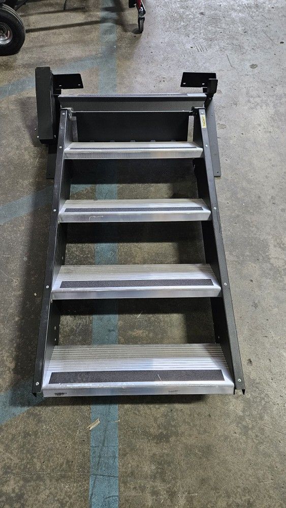 Rv Shock Assisted Entry Door Step