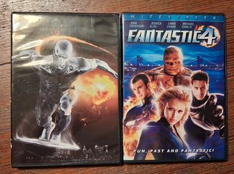 Fantastic Four DVD Set – 2 Movies 2Dise set Silver Surfer