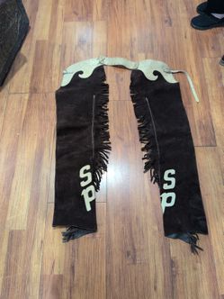 Vintage leather chaps