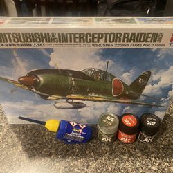 Mitsubishi 1/48 Model Airplane J2M3 Interceptor Raiden