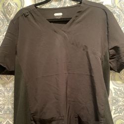 Black Scrub Top