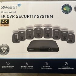 Swann 8 Channel 8 Cameras Security Kit 4k BRAND NEW