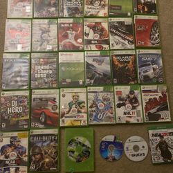 Xbox 360 Games  $5 Each 