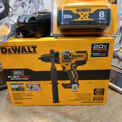 NEW DEWALT 20V BRUSHLESS 1/2 HAMMER DRILL DRIVER TOOL KIT 