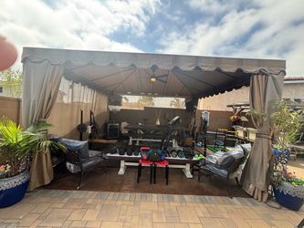 Custom Large Gazebo Canopy outdoor room - 16’x16’ - $475