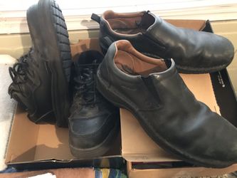 2 Pairs of RED WING STEEL TOE SHOES size 13