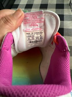 Nike Air Force 1 Low GS Rainbow Laces White Pink Shoes
