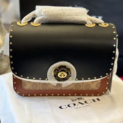 Brand New Authentic Coach Shoulder Bag In Premium Gift Box