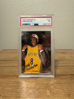 Fleer Metal 1996-97 Fresh Foundation Kobe Bryant RC #137 PSA 7