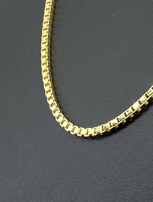 14k Gold Necklace 22” Boxchain 1.8mm 4.6grams 138799 11