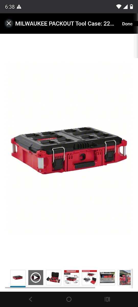 Milwaukee Pack Out Tool Box