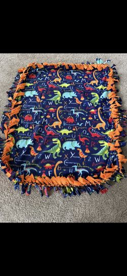 Dinosaur ABC Fleece Blanket