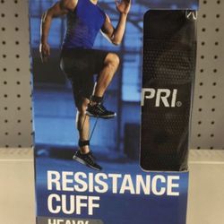 New Sealed Box Resistance Cuff (Heavy) Works the lower body stretches strengthens and conditions muscles enhances flexibility and range of motion not