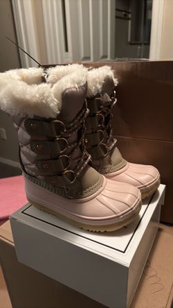 Kids Faux Fur Snow Boots