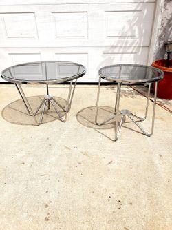 Coffee Table With Side Table