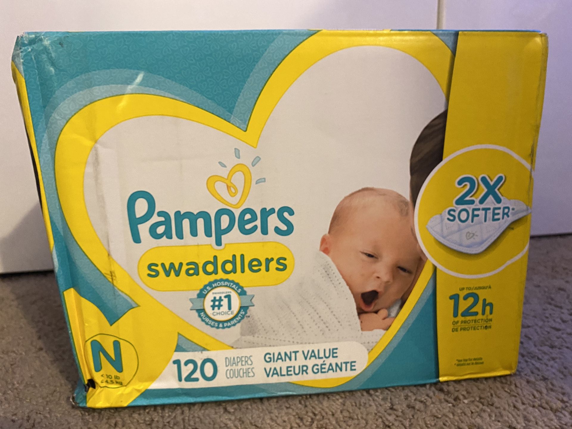 Pampers Newborn Diapers - 120 ct