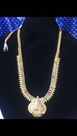 14k or 18k gold plated necklace and ad necklace with earring BIG SALE NOW.