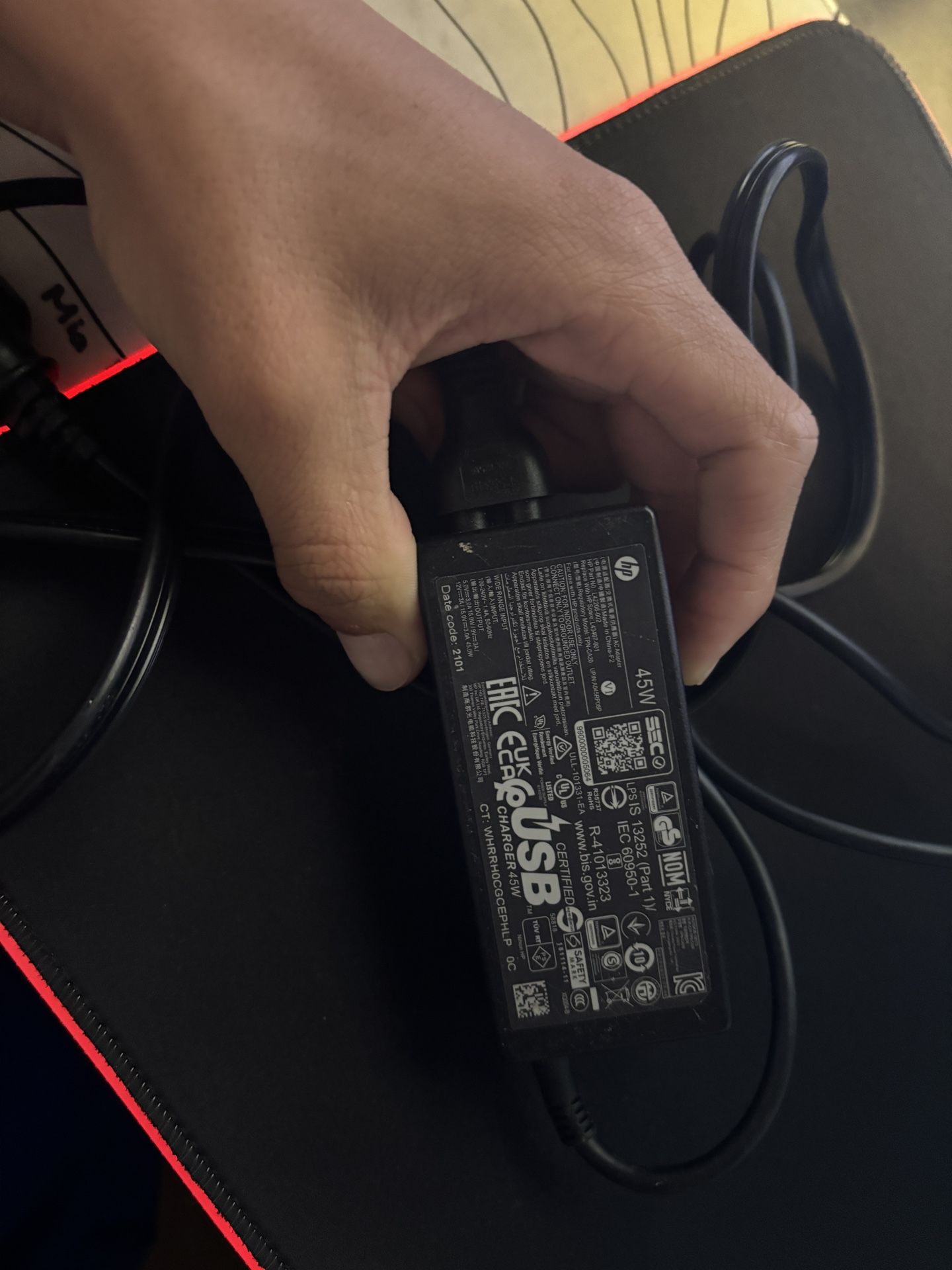 45W HP Ac Adapter