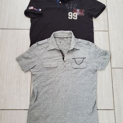 Men's size Medium 2 polo shirts Nautica and Guess
Like new