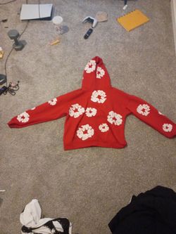 Red Denim Tear Hoodie